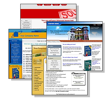 Real Estate Investor Web Site Templates