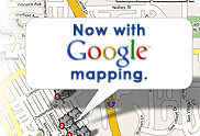 Automatically show the location of your properties using Google Mapping.
